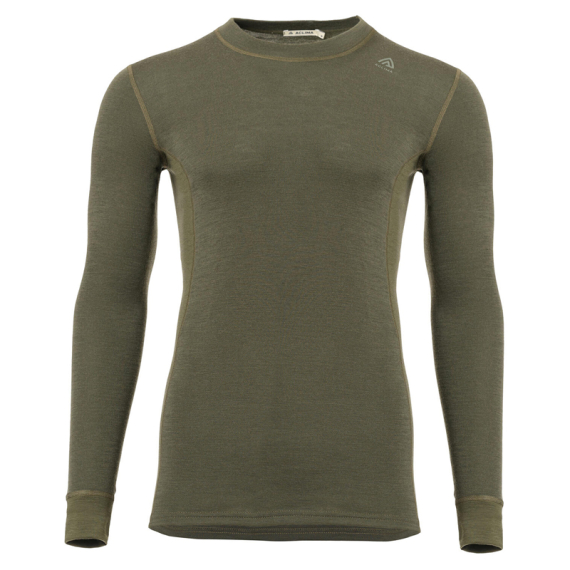 Aclima WarmWool Crewneck M\'s Olive Night dans le groupe Habits et chaussures / Habits / Vêtements chauds et sous vêtements / Sous-vêtements hauts l\'adresse Sportfiskeprylar.se (90-105580r)