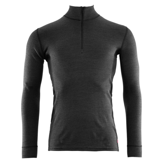 Aclima WarmWool Mockneck M\'s Marengo/Jet Black dans le groupe Habits et chaussures / Habits / Vêtements chauds et sous vêtements / Sous-vêtements hauts l\'adresse Sportfiskeprylar.se (90-107443r)
