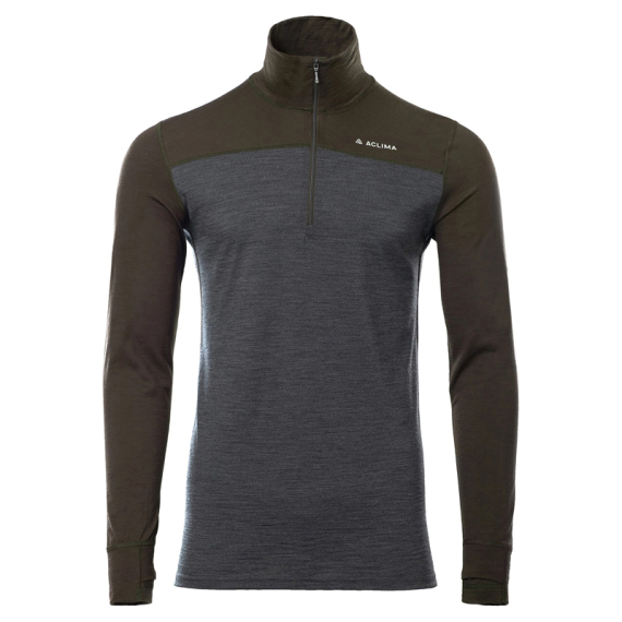 Aclima LightWool 180 Polo w/zip M\'s Tarmac/Marengo dans le groupe Habits et chaussures / Habits / Vêtements chauds et sous vêtements / Sous-vêtements hauts l\'adresse Sportfiskeprylar.se (90-109696r)