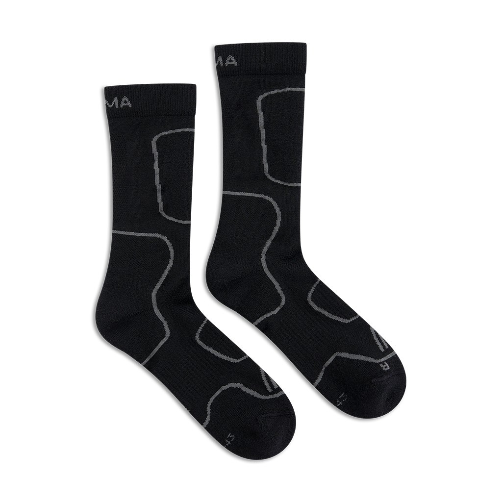 Aclima Cross Country Wool Socks Jet Black dans le groupe Vêtements & Chaussures / Vêtements / Vêtements chauds et sous vêtements / Chaussettes l\'adresse Sportfiskeprylar.se (90-112212r)