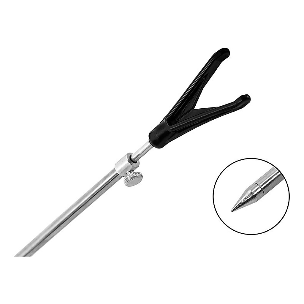 Delphin Steel Telescopic Front Bankstick dans le groupe Accessoires de pêche / Rodpods, repose-cannes et banksticks / Repose-cannes l\'adresse Sportfiskeprylar.se (900032240r)