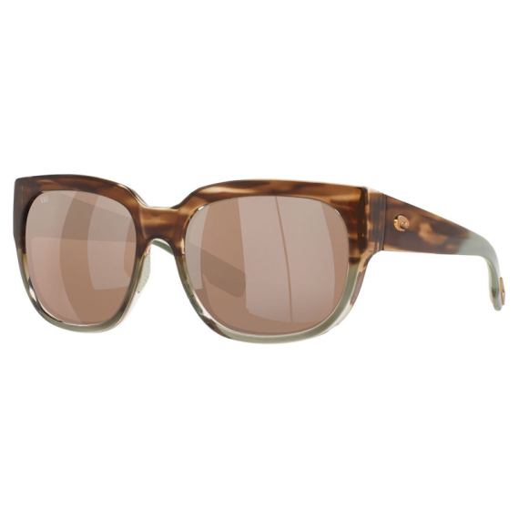 Costa Waterwoman Shiny Ocean Jade - Copper Silver Mirror 580G dans le groupe Habits et chaussures / Lunettes / lunette polarisante peche l\'adresse Sportfiskeprylar.se (90040858)
