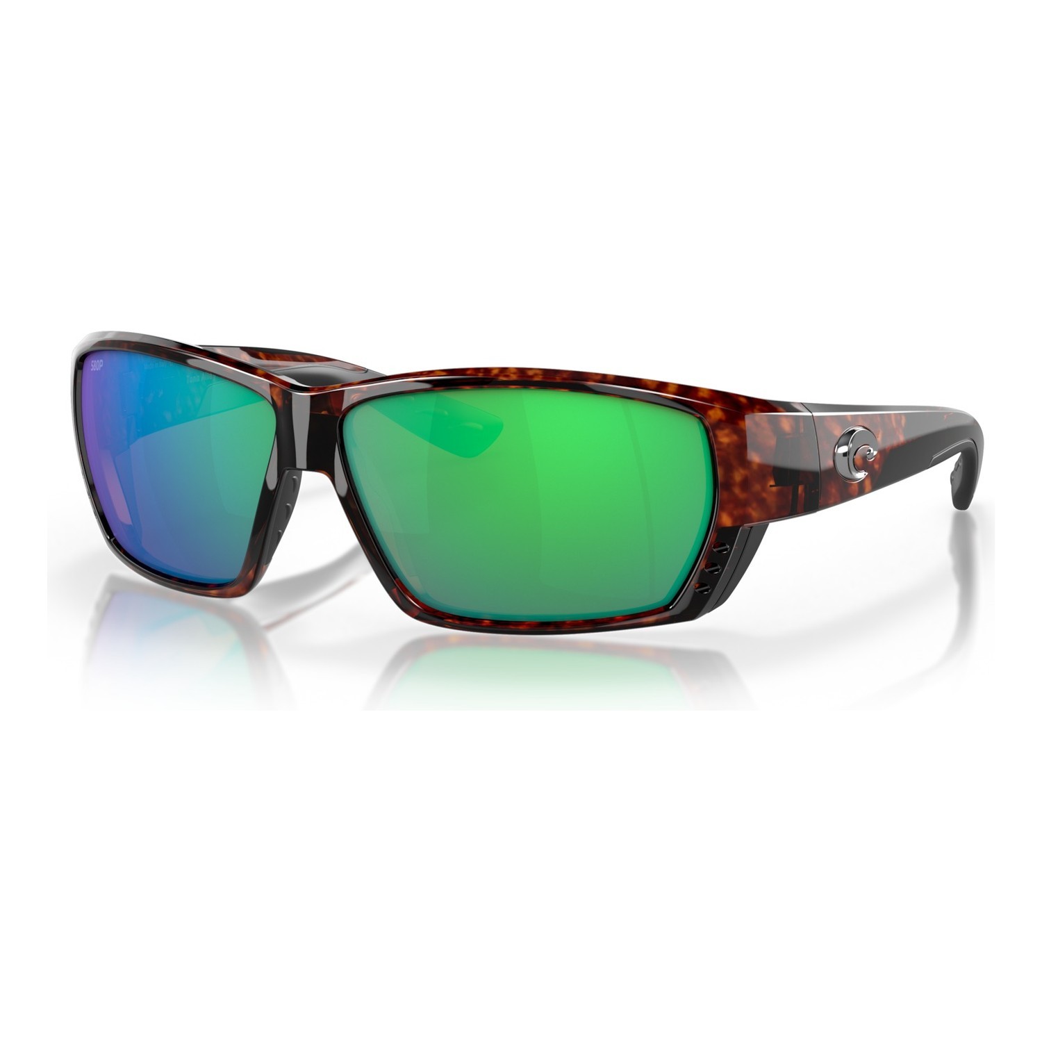 Costa Tuna Alley-10 Tortoise-Green Mirror 580P dans le groupe Vêtements & Chaussures / Lunettes de soleil / lunette polarisante peche l\'adresse Sportfiskeprylar.se (90090862)