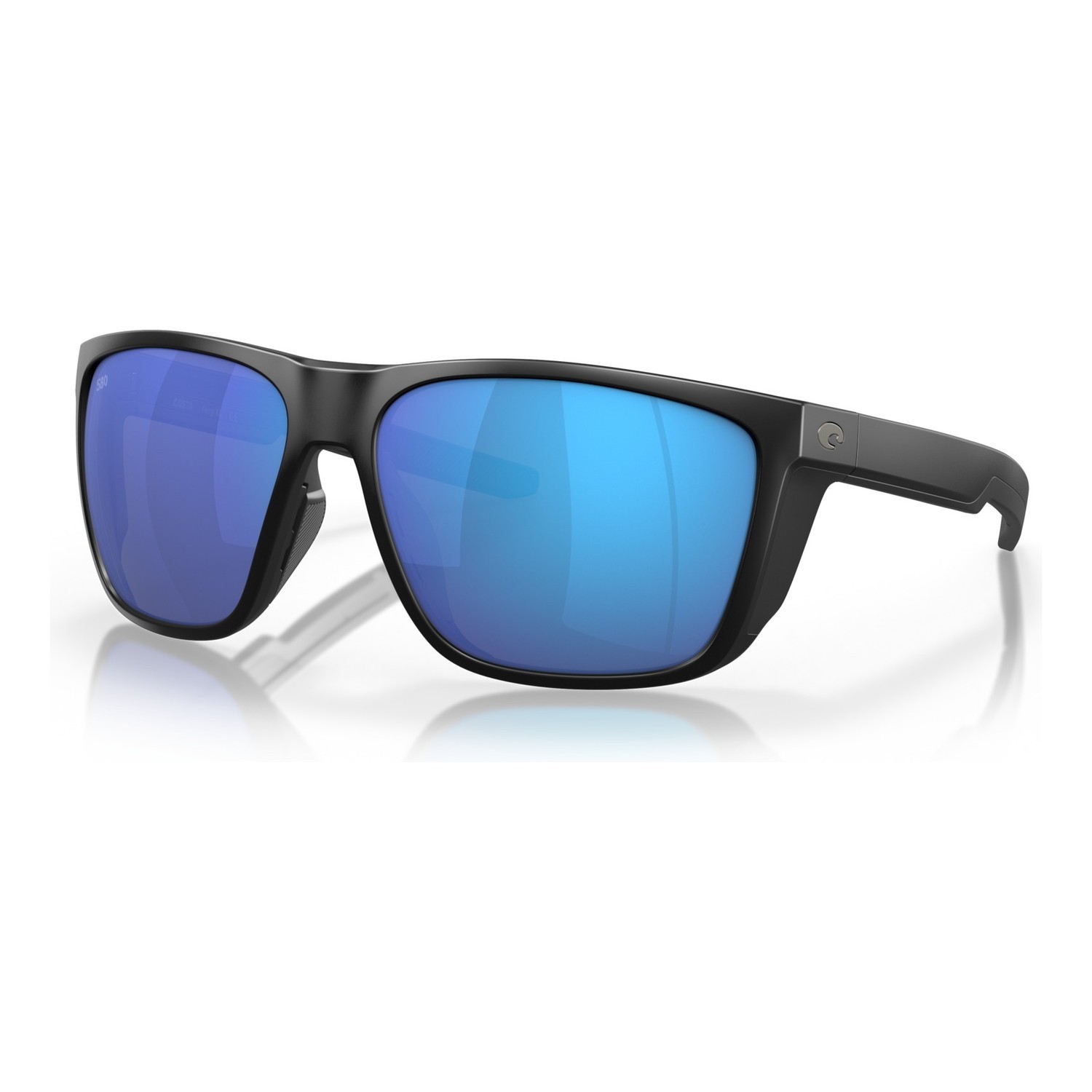 Costa Ferg XL-11 Matte Black-Blue Mirror 580G dans le groupe Vêtements & Chaussures / Lunettes de soleil / lunette polarisante peche l\'adresse Sportfiskeprylar.se (90120162)