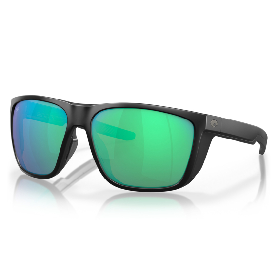 Costa Ferg XL Matte Black - Green Mirror 580G dans le groupe Habits et chaussures / Lunettes / lunette polarisante peche l\'adresse Sportfiskeprylar.se (90120262)