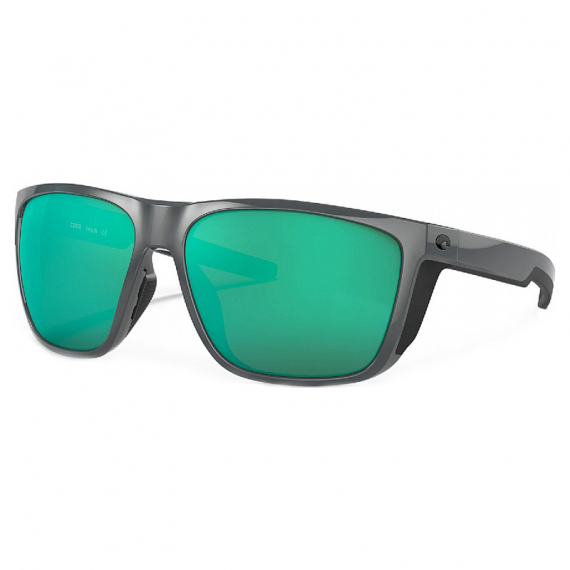 Costa Ferg XL Shiny Gray - Green Mirror 580G dans le groupe Habits et chaussures / Lunettes / Lunettes polarisantes l\'adresse Sportfiskeprylar.se (90120962)
