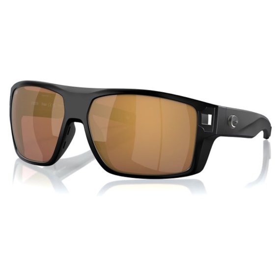 Costa Diego Matte Black - Gold Mirror 580G dans le groupe Habits et chaussures / Lunettes / lunette polarisante peche l\'adresse Sportfiskeprylar.se (90343262)
