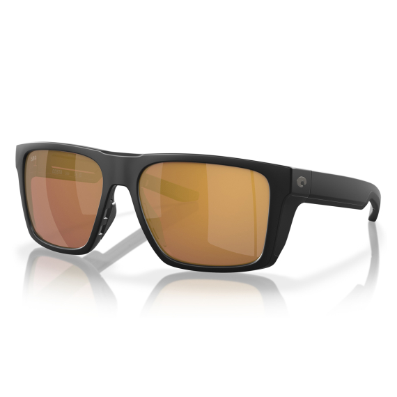 Costa Lido Matte Black - Gold Mirror 580G dans le groupe Habits et chaussures / Lunettes / lunette polarisante peche l\'adresse Sportfiskeprylar.se (91041457)