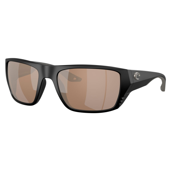 Costa Finlet Matte Black - Copper Silver Mirror 580G dans le groupe Habits et chaussures / Lunettes / lunette polarisante peche l\'adresse Sportfiskeprylar.se (91180359)