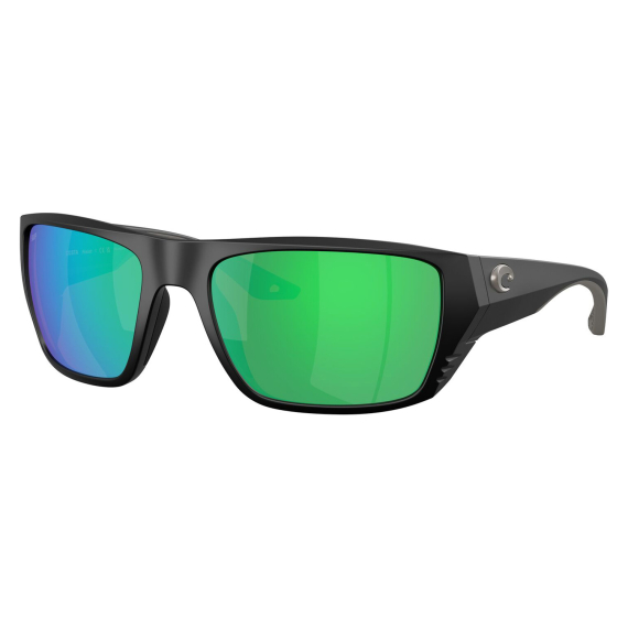 Costa Finlet Matte Black - Green Mirror 580P dans le groupe Habits et chaussures / Lunettes / lunette polarisante peche l\'adresse Sportfiskeprylar.se (91180859)