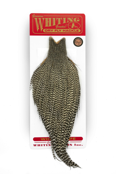 Whiting Bronze Cape dans le groupe Hameçons et terminal tackle / Fabrication mouche / Matériel de montage de mouches / Plumes et capes / Capes et selles l\'adresse Sportfiskeprylar.se (91301007r)