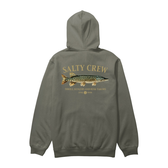 Salty Crew Euro Pike Hood Fleece Dusty Olive dans le groupe Habits et chaussures / Vêtements / Sweats / Hoodies l\'adresse Sportfiskeprylar.se (9334966019464r)