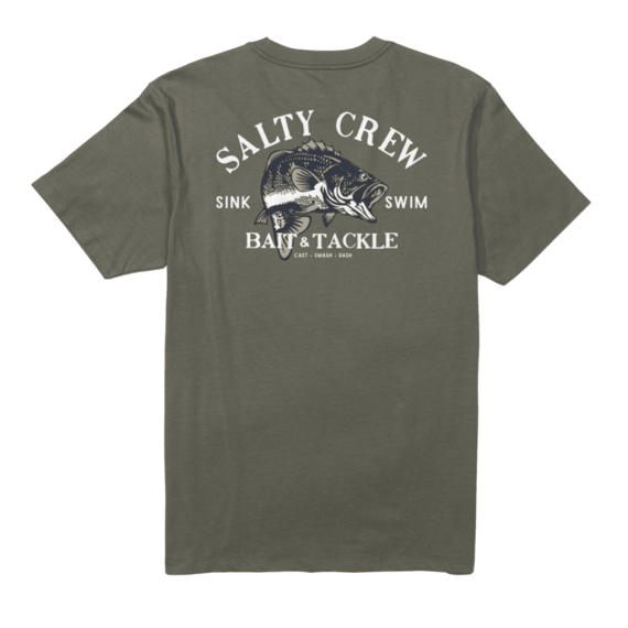 Salty Crew Bass Man Standard S/S Tee Dusty Olive dans le groupe Habits et chaussures / Vêtements / T-shirts l\'adresse Sportfiskeprylar.se (9334966199784r)
