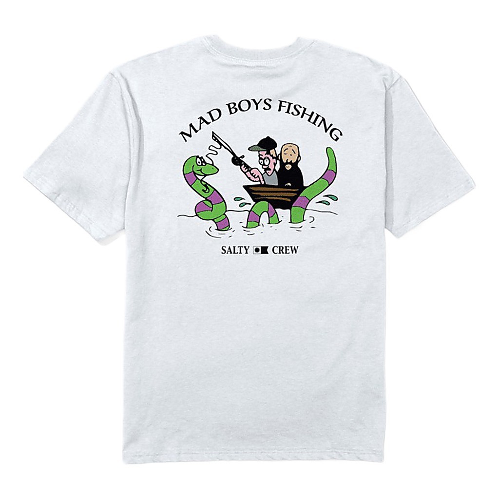 Salty Crew X Mad Boys Pont Neuf Tee White dans le groupe Vêtements & Chaussures / Vêtements / T-shirts l\'adresse Sportfiskeprylar.se (9334966205164r)