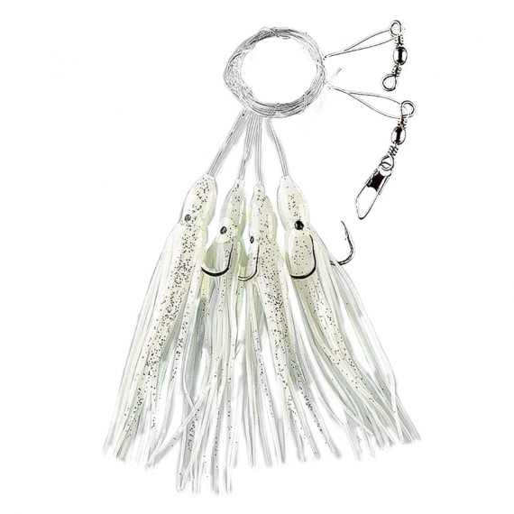 Fladen Bläckfiskhäckla 4 Hooks, 4/0 dans le groupe Leurre de la peche / Leurre pêche en mer / Flasher rigs et montages mer l\'adresse Sportfiskeprylar.se (94-4-0)