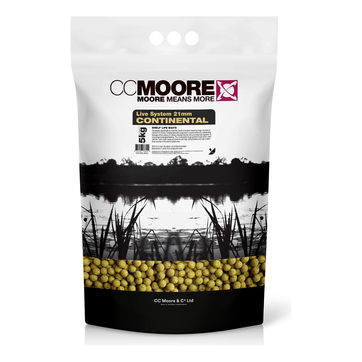 CC Moore Continental Boilies 21mm 5kg dans le groupe Leurres de pêche / Bouillettes, esches et amorce / Bouillette, bouillette carpe l\'adresse Sportfiskeprylar.se (97910r)