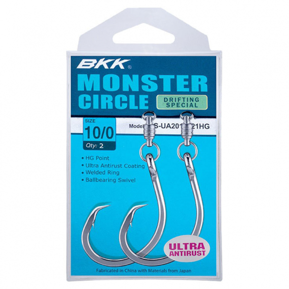BKK Monster Circle Drifting Special Saltwater Hook - 10/0 dans le groupe Hameçons et terminal tackle / Hameçons / Circle hooks l\'adresse Sportfiskeprylar.se (A-BR-5614)