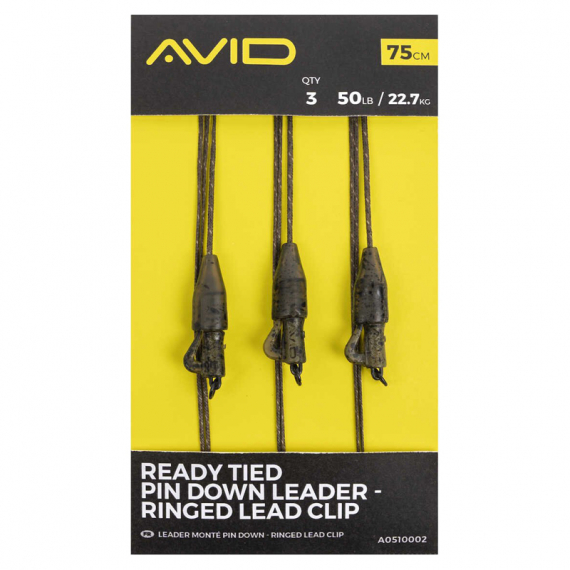 Avid Ready Tied Pin Down Leader - Heli/Chod dans le groupe Hameçons et terminal tackle / Accessoires montages / Plombs clips l\'adresse Sportfiskeprylar.se (A0510001)
