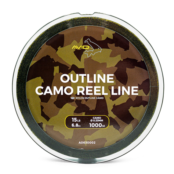 Avid Outline Camo Braided Carp Mainline dans le groupe Lignes de pêche / Lignes Specimen l\'adresse Sportfiskeprylar.se (A0560010r)