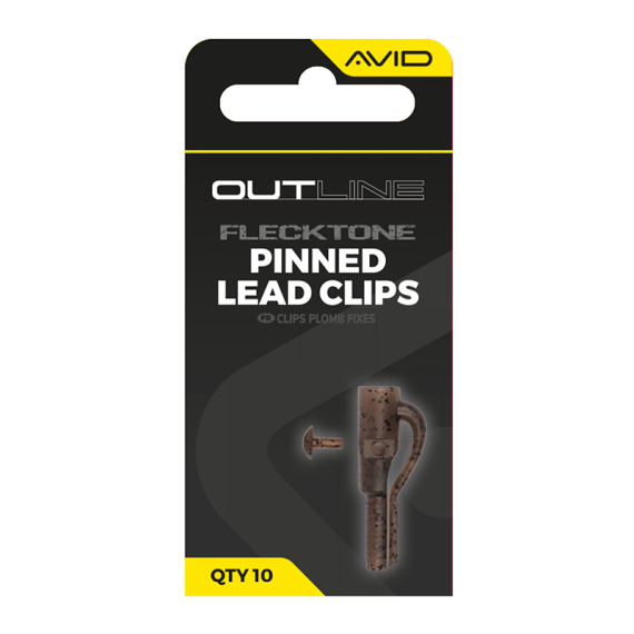 Avid Outline FleckTone Pinned Lead Clips dans le groupe Hameçons et terminal tackle / Accessoires montages l\'adresse Sportfiskeprylar.se (A0640116)