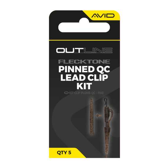 Avid Outline FleckTone Pinned QC Lead Clip Kit dans le groupe Hameçons et terminal tackle / Accessoires montages / Autres accessoires rig l\'adresse Sportfiskeprylar.se (A0640117)