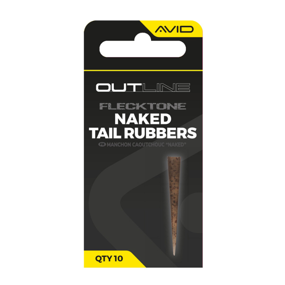 Avid Outline FleckTone Naked Tail Rubber dans le groupe Hameçons et terminal tackle / Accessoires montages / Autres accessoires rig l\'adresse Sportfiskeprylar.se (A0640120)