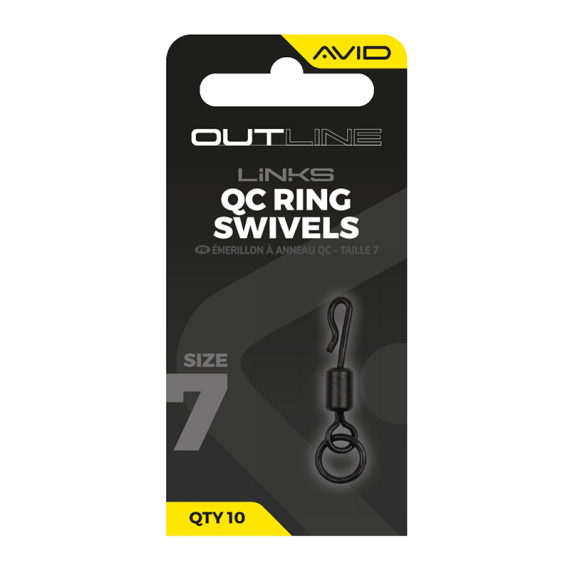 Avid Outline QC Swivel - Size 7 dans le groupe Hameçons et terminal tackle / Accessoires montages / Autres accessoires rig l\'adresse Sportfiskeprylar.se (A0640141)