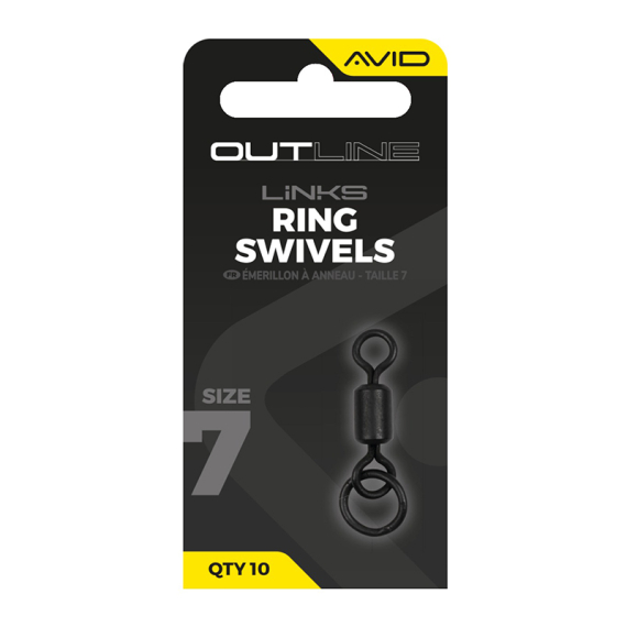Avid Outline Ring Swivel - Size 7 dans le groupe Hameçons et terminal tackle / Accessoires montages / Autres accessoires rig l\'adresse Sportfiskeprylar.se (A0640143)