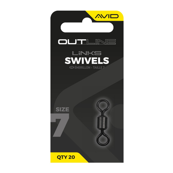 Avid Outline Swivel - Size 7 dans le groupe Hameçons et terminal tackle / Accessoires montages / Autres accessoires rig l\'adresse Sportfiskeprylar.se (A0640144)