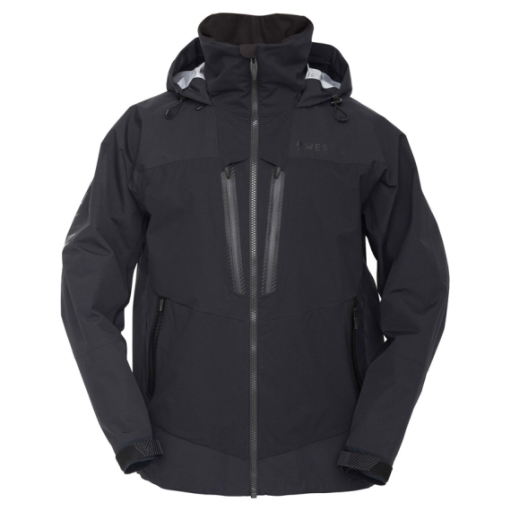 Westin W8 Jacket Carbon Black dans le groupe Habits et chaussures / Habits / veste de peche, veste pecheur / Vestes de pluie l\'adresse Sportfiskeprylar.se (A154-657-3XLr)