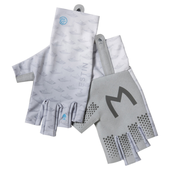 Westin Solar UPF Half Finger Glove Grey dans le groupe Habits et chaussures / Habits / Gant peche l\'adresse Sportfiskeprylar.se (A167-740-Lr)