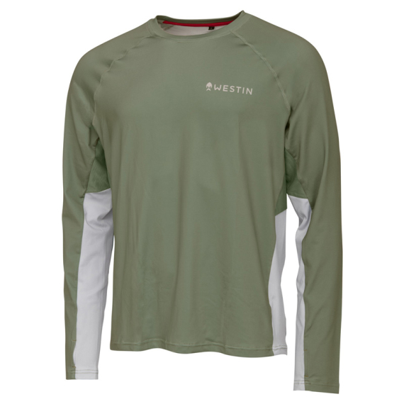 Westin Flats UPF Shirt Sage Green dans le groupe Habits et chaussures / Habits / Sweats / T-shirts manches longues l\'adresse Sportfiskeprylar.se (A175-839-Lr)
