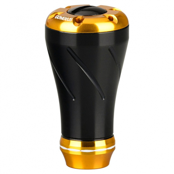 Gomexus CNC Power Knob 20mm - Black & Gold dans le groupe Moulinet de pêche / Accessoires moulinets / Poignées moulinets (embouts) l\'adresse Sportfiskeprylar.se (A20BKGD)