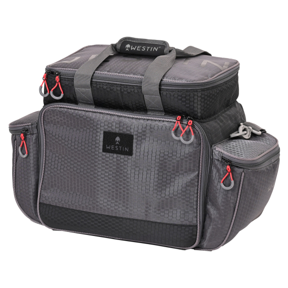 Westin W4 Master Lure Bag 5 Boxes Os Titanium Black dans le groupe Stockage / Sac de peche / Sacs à leurres l\'adresse Sportfiskeprylar.se (A247-988-OS)