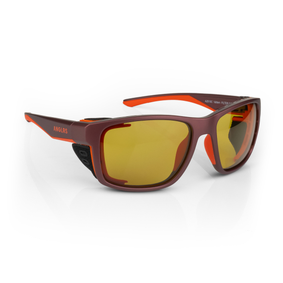ANGLRS Vättern Matt Metallic Brown dans le groupe Habits et chaussures / Lunettes de soleil / lunette polarisante peche l\'adresse Sportfiskeprylar.se (A2510B)