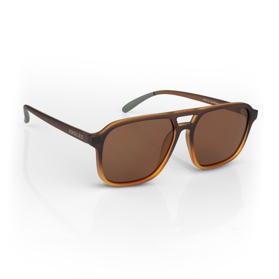 ANGLRS Sandhamn Transparent Dark Brown to Light Brown Gradient dans le groupe Habits et chaussures / Lunettes de soleil / lunette polarisante peche l\'adresse Sportfiskeprylar.se (A2511A)