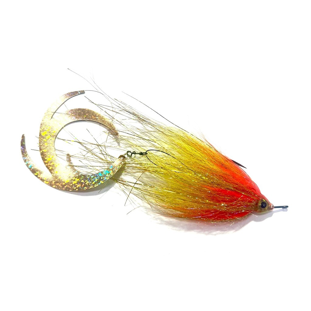 Vision Pike - Jig Dragontail Ambulance fly #4/0 dans le groupe Leurres de pêche / Mouches / Mouches à brochets l\'adresse Sportfiskeprylar.se (A276900057-40)