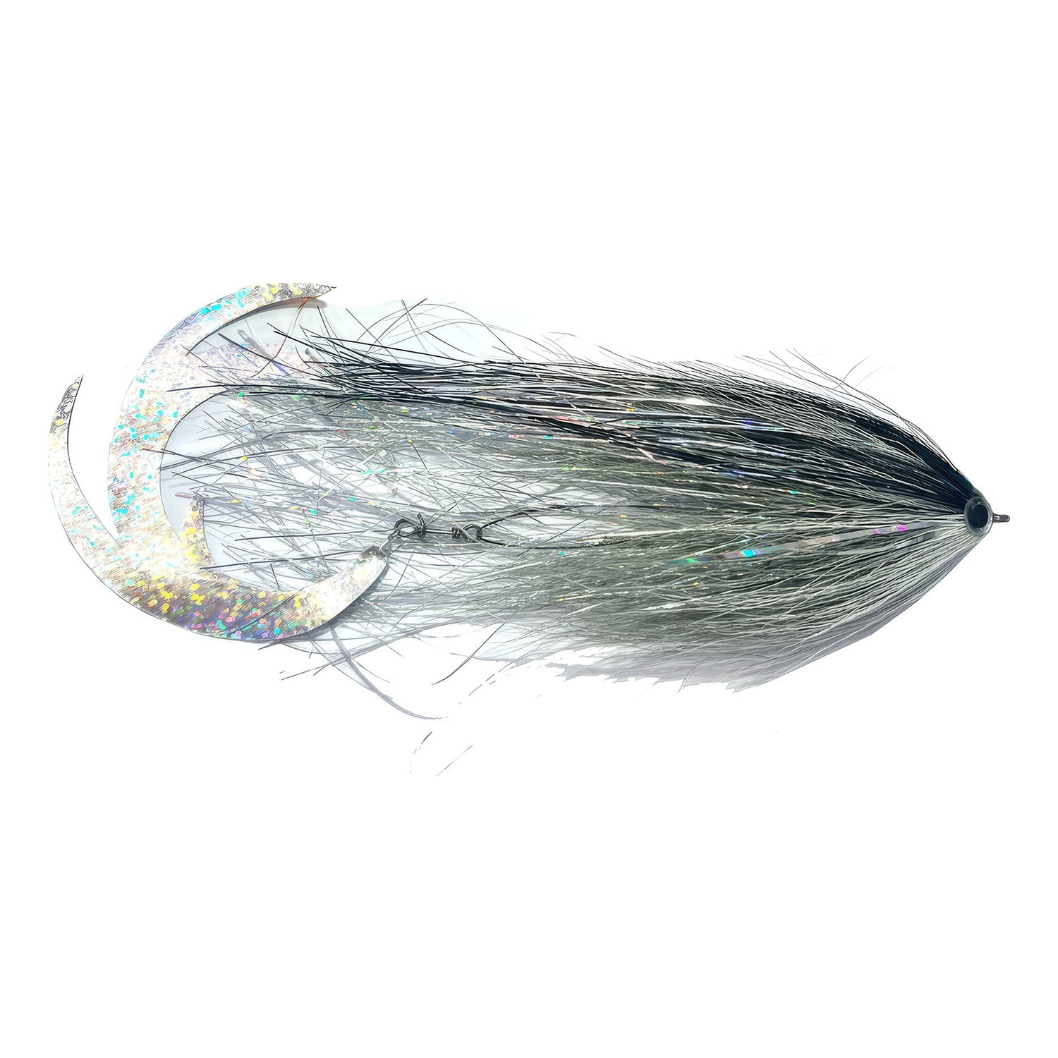 Vision Pike - Dragontail Silver Tinsel fly #5/0 dans le groupe Leurres de pêche / Mouches / Mouches à brochets l\'adresse Sportfiskeprylar.se (A276900059-50)