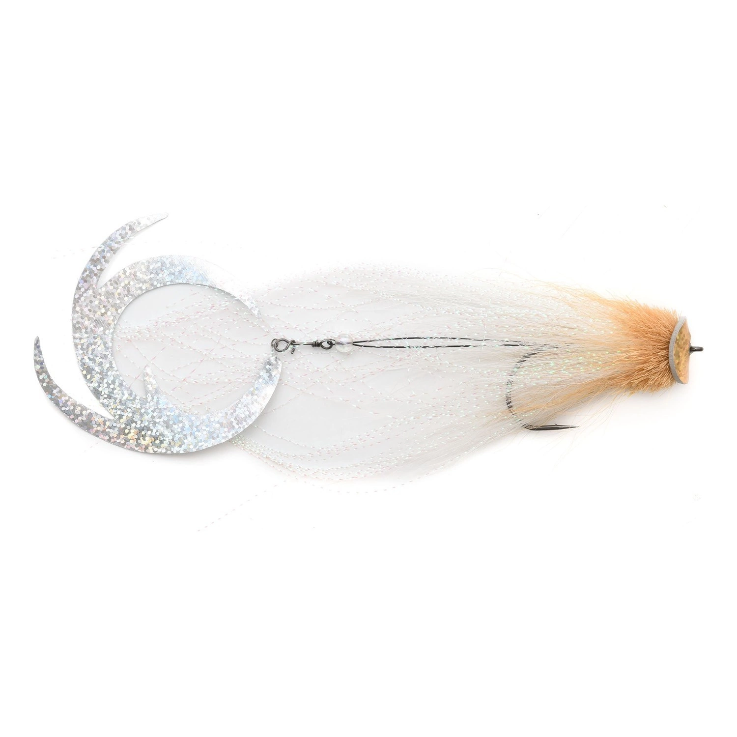 Vision Pike - Waterpusher Black & Gold fly #6/0 dans le groupe Leurres de pêche / Mouches / Mouches à brochets l\'adresse Sportfiskeprylar.se (A276900063-60)
