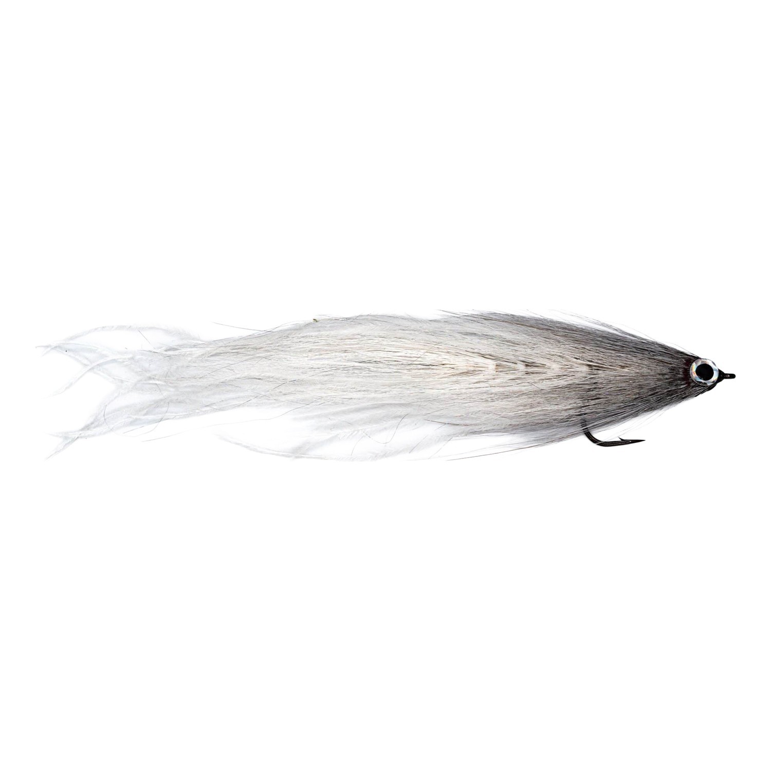 Vision Pike - Beast White/Grey fly #6/0 dans le groupe Leurres de pêche / Mouches / Mouches à brochets l\'adresse Sportfiskeprylar.se (A276900145-60)