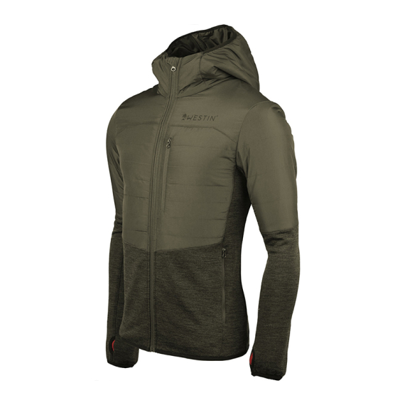 Westin Thermo Knit Jacket Beluga Green dans le groupe Habits et chaussures / Habits / veste de peche, veste pecheur / Vestes à doublure en duvet et synthétique l\'adresse Sportfiskeprylar.se (A292-1162-Sr)