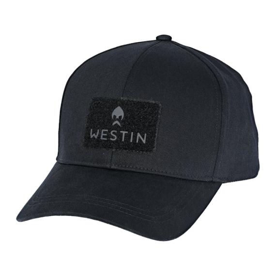 Westin Badge Cap One Size Jet Black dans le groupe Habits et chaussures / Chapeau de peche, casquette peche / Casquettes l\'adresse Sportfiskeprylar.se (A304-391-OS)