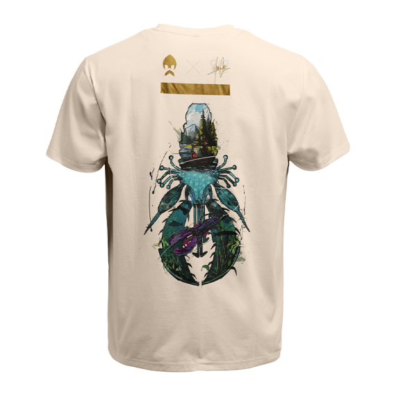 Westin Crecraw T-Shirt Beige dans le groupe Habits et chaussures / Vêtements / T-shirts l\'adresse Sportfiskeprylar.se (A316-1426-Sr)