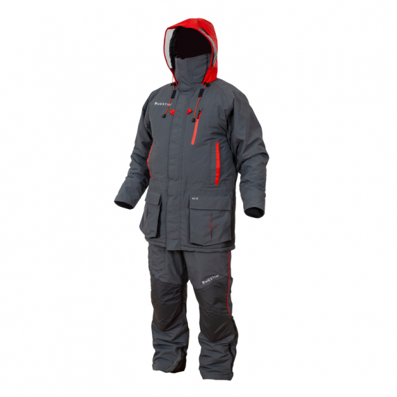 Westin W4 Winter Suit Extreme Steel Grey dans le groupe Habits et chaussures / Habits / Combinaisons de pêche l\'adresse Sportfiskeprylar.se (A51-399-Sr)