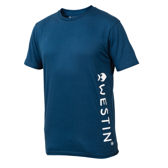 Westin Pro T-Shirt Navy Blue dans le groupe Habits et chaussures / Habits / T-shirts l\'adresse Sportfiskeprylar.se (A66-504-Sr)