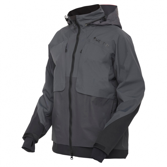 Westin W4 Jacket Gunmetal dans le groupe Habits et chaussures / Habits / veste de peche, veste pecheur / Vestes de pluie l\'adresse Sportfiskeprylar.se (A78-739-Sr)
