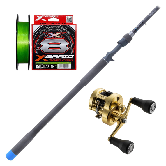 AAVA Tiraphene & Calcutta Conquest Combo - 8\'3\'\' 50-180g dans le groupe Ensembles de pêche / Ensemble casting / Ensemble Baitcaster Brochet l\'adresse Sportfiskeprylar.se (AAVACONQUESTCOMBO)
