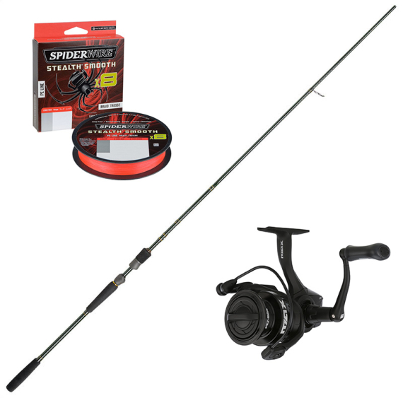 Abu Svartzonker Classic Motoroil Silver 9’3\'\' 6-32g Combo dans le groupe Kit de pêche / Combos spinning / Ensemble Spinning Truite de Mer l\'adresse Sportfiskeprylar.se (ABUSZMOTOILSILVERSET)