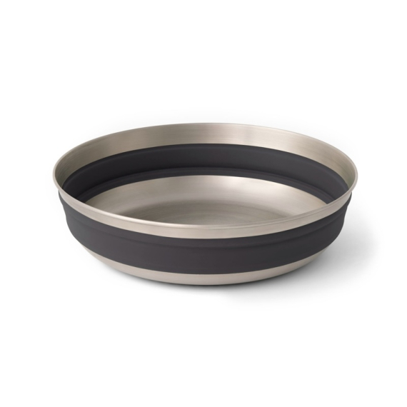 Sea To Summit Detour Stainless Steel Collapsible Bowl L Black dans le groupe Loisirs en plein air / Cuisines camping et ustensiles / Assiettes et bols / Bols l\'adresse Sportfiskeprylar.se (ACK039011-060105)