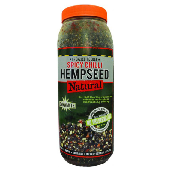 Dynamite Baits Frenzied Chili Hempseed 2,5kg dans le groupe Leurre de la peche / Bouillettes, esches et amorce / Particules l\'adresse Sportfiskeprylar.se (ADY040197)